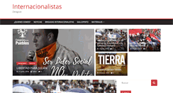 Desktop Screenshot of internacionalistas.net