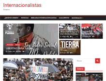 Tablet Screenshot of internacionalistas.net